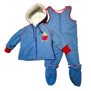 Vintage Paddington Bear Quiltex Snowsuit 18 months